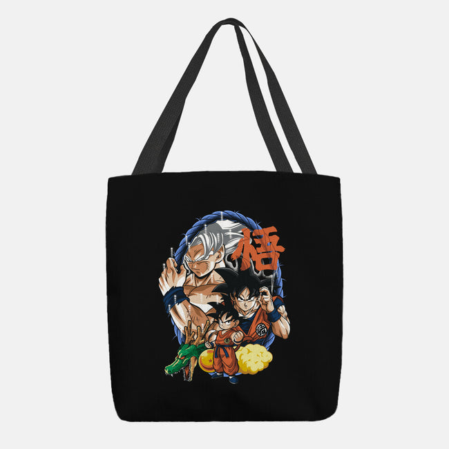 Evolution Of A Saiyan-none basic tote bag-Badbone Collections