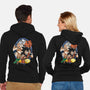 Evolution Of A Saiyan-unisex zip-up sweatshirt-Badbone Collections