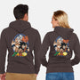 Evolution Of A Saiyan-unisex zip-up sweatshirt-Badbone Collections