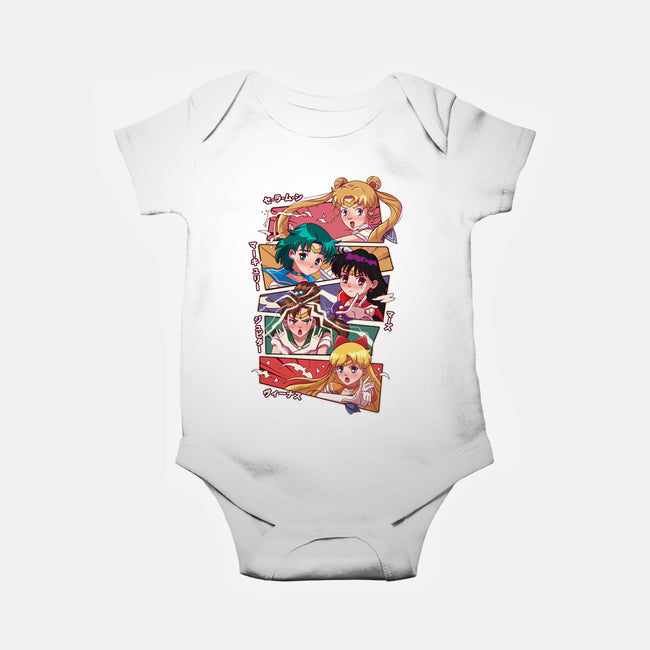 Sailor Group-baby basic onesie-jacnicolauart