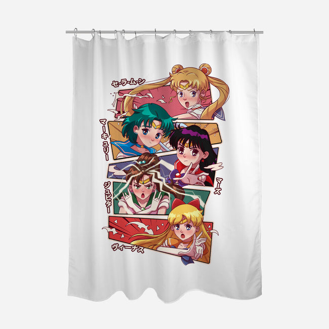 Sailor Group-none polyester shower curtain-jacnicolauart