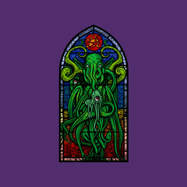Temple Of Cthulhu-none polyester shower curtain-drbutler