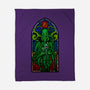 Temple Of Cthulhu-none fleece blanket-drbutler