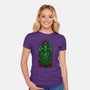 Temple Of Cthulhu-womens fitted tee-drbutler