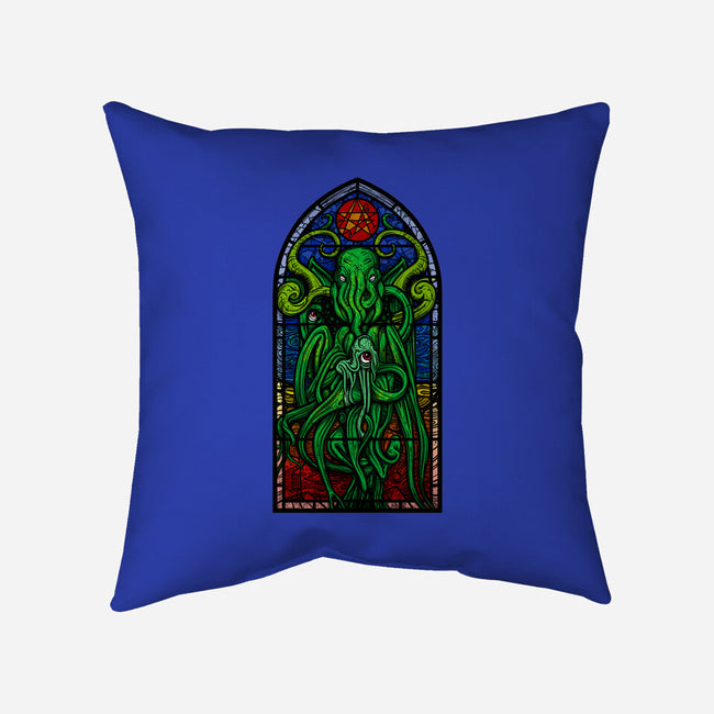 Temple Of Cthulhu-none removable cover w insert throw pillow-drbutler
