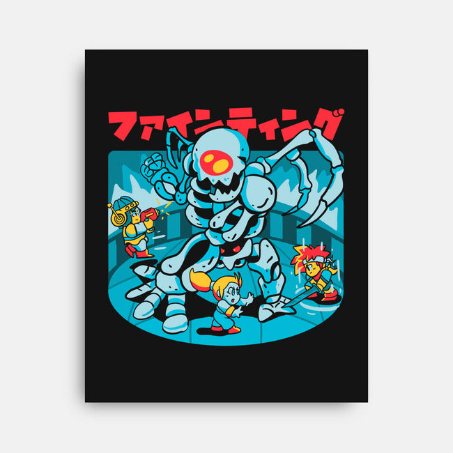 Evil Summoning-none stretched canvas-Sketchdemao