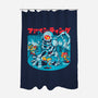 Evil Summoning-none polyester shower curtain-Sketchdemao