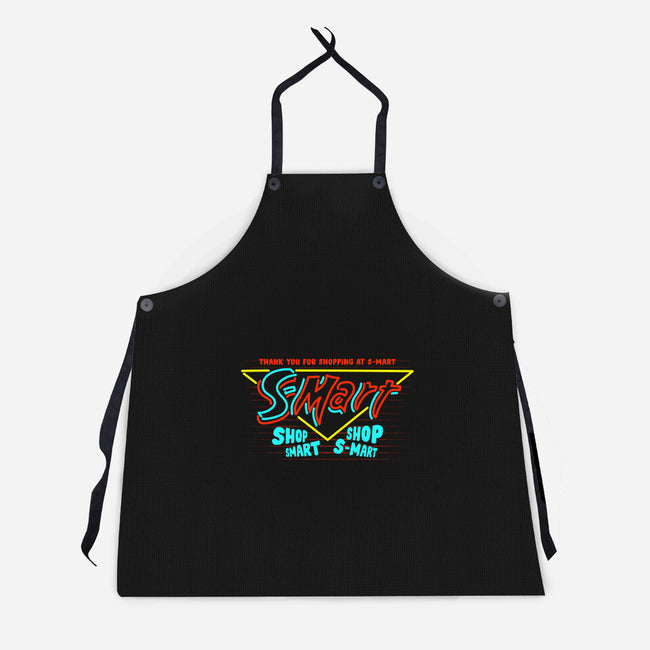 Smart Shopper-unisex kitchen apron-rocketman_art