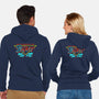 Smart Shopper-unisex zip-up sweatshirt-rocketman_art