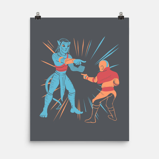 Avatar Pointing-none matte poster-estudiofitas