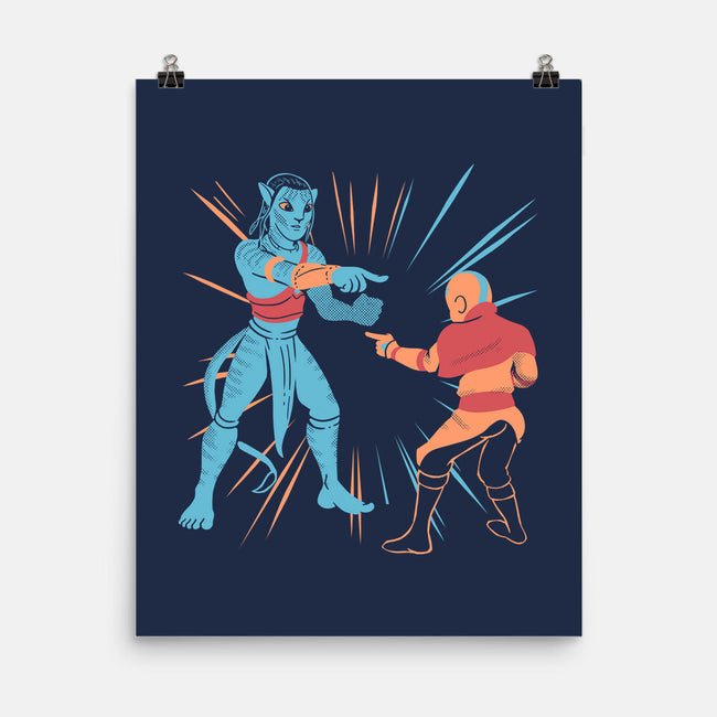 Avatar Pointing-none matte poster-estudiofitas