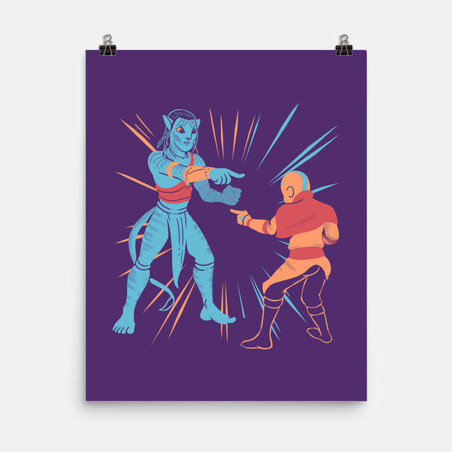 Avatar Pointing-none matte poster-estudiofitas