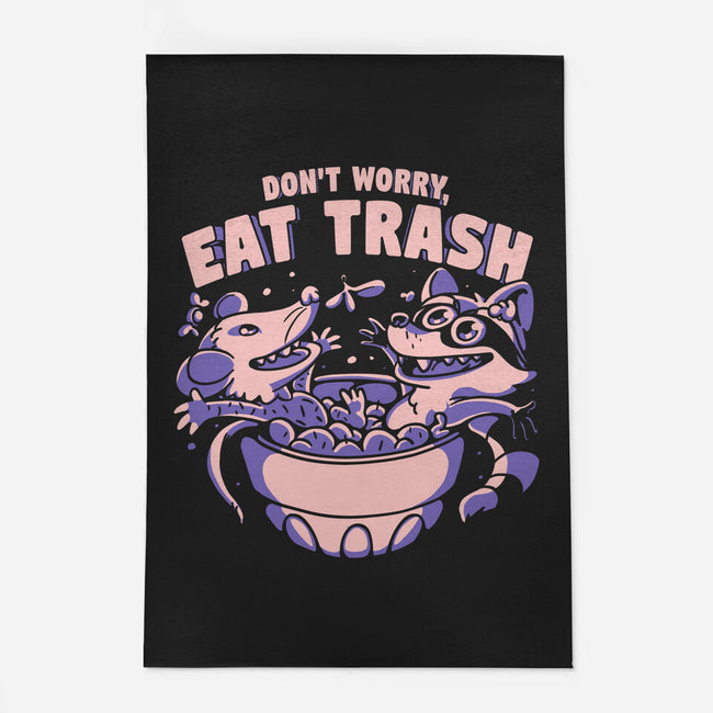 Don't Worry Eat Trash-none indoor rug-estudiofitas