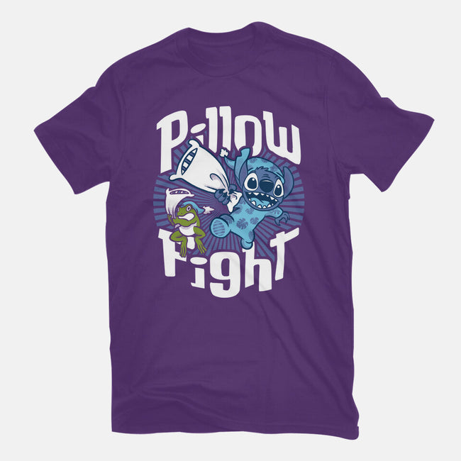 Stitch Pillow Fight-youth basic tee-Bezao Abad