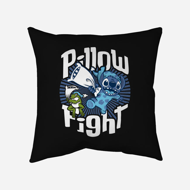 Stitch Pillow Fight-none removable cover w insert throw pillow-Bezao Abad