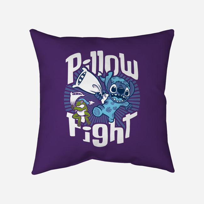 Stitch Pillow Fight-none removable cover w insert throw pillow-Bezao Abad