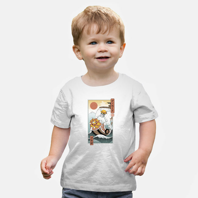 Pirate In Edo-baby basic tee-vp021