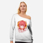 Control Devil-womens off shoulder sweatshirt-constantine2454