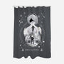 Yorha Unit 2b-none polyester shower curtain-SwensonaDesigns
