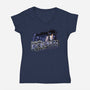 Greetings From Nevermore-womens v-neck tee-goodidearyan