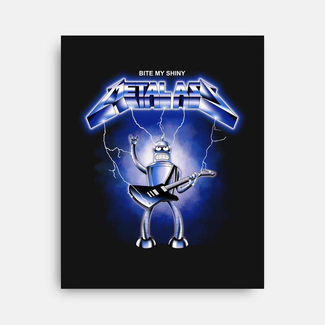 Shiny Metal-none stretched canvas-retrodivision