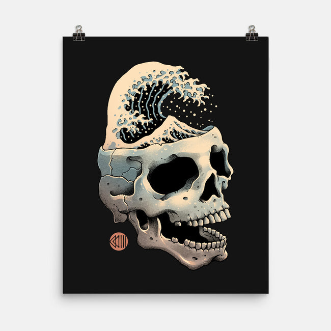 Skull Wave-none matte poster-vp021