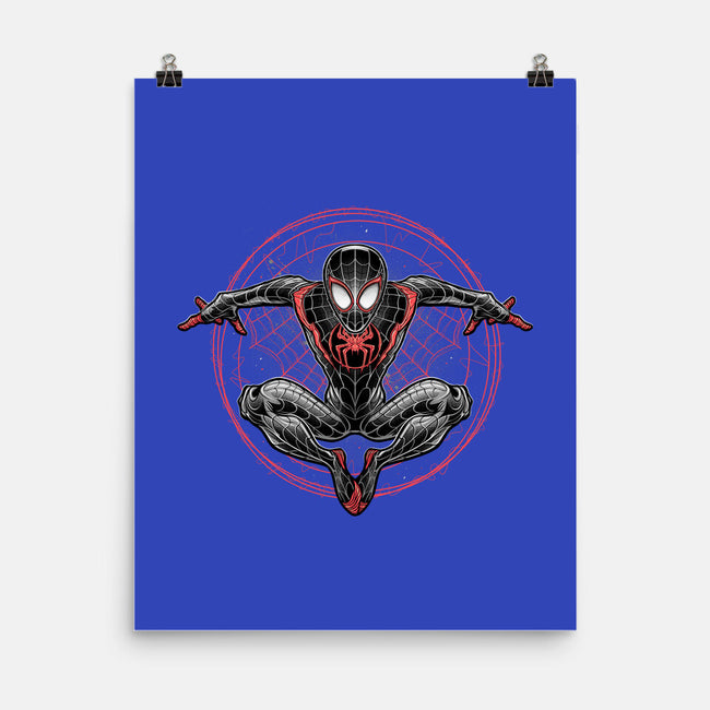 Web Slinging-none matte poster-glitchygorilla