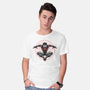 Web Slinging-mens basic tee-glitchygorilla