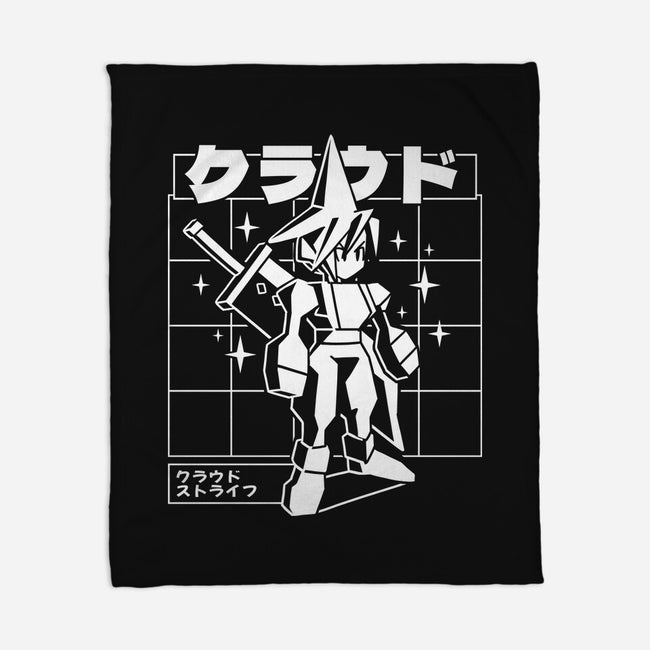 Polygonal Soldier-none fleece blanket-estudiofitas