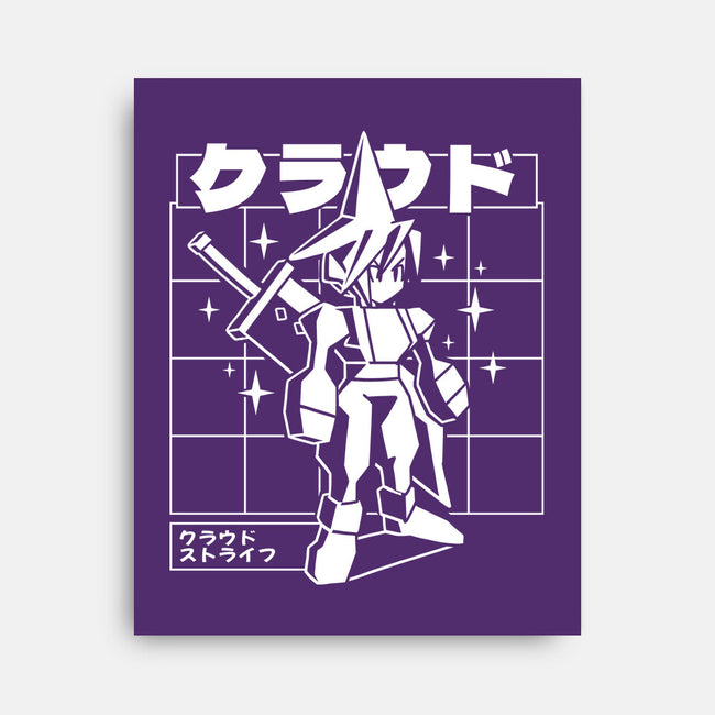 Polygonal Soldier-none stretched canvas-estudiofitas