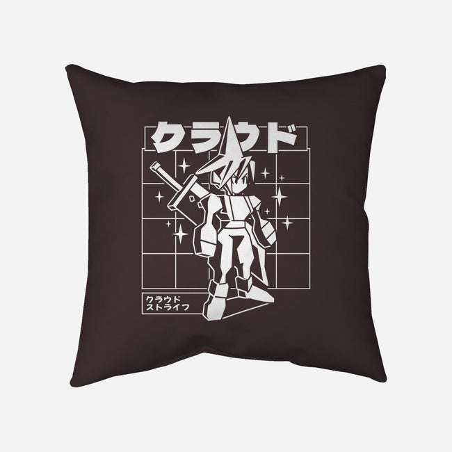 Polygonal Soldier-none removable cover w insert throw pillow-estudiofitas