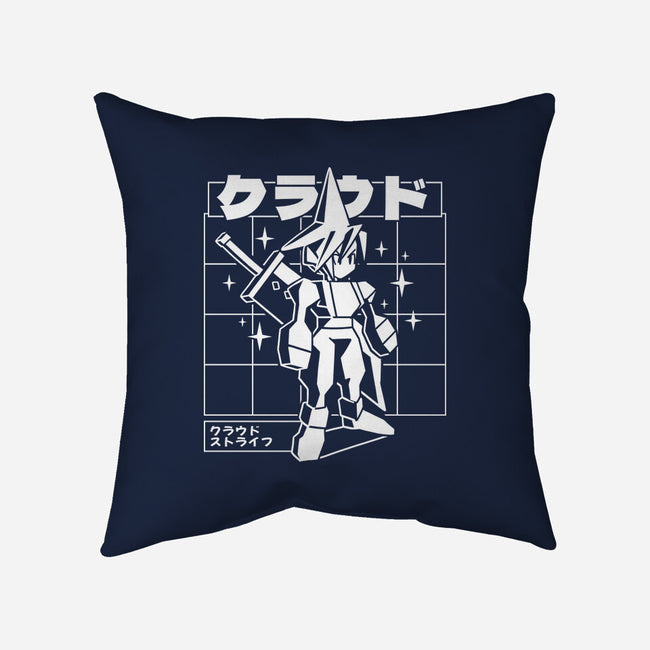Polygonal Soldier-none removable cover w insert throw pillow-estudiofitas
