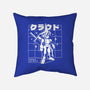 Polygonal Soldier-none removable cover w insert throw pillow-estudiofitas