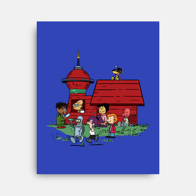 Doghouse Express-none stretched canvas-SeamusAran