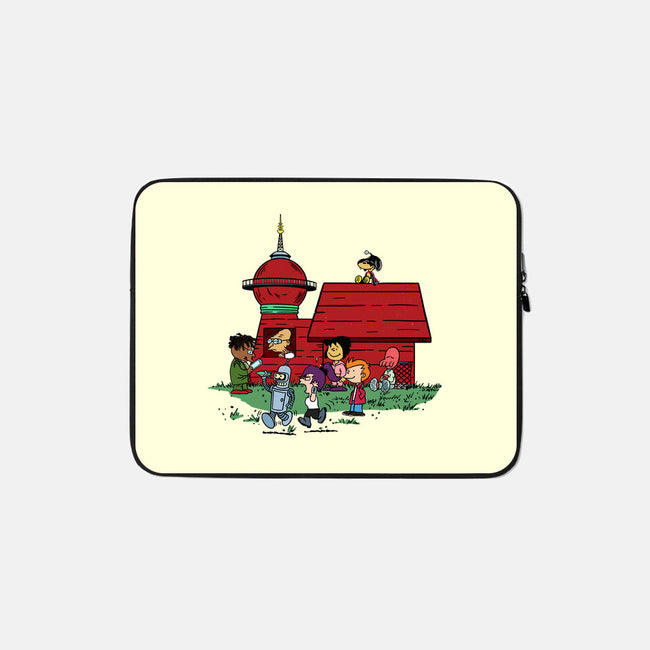 Doghouse Express-none zippered laptop sleeve-SeamusAran