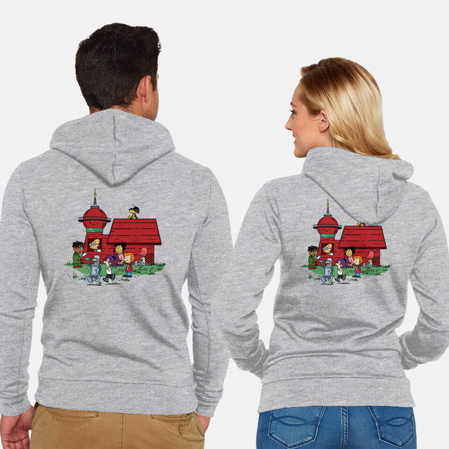Doghouse Express-unisex zip-up sweatshirt-SeamusAran