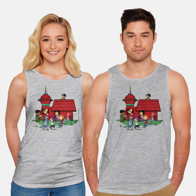 Doghouse Express-unisex basic tank-SeamusAran