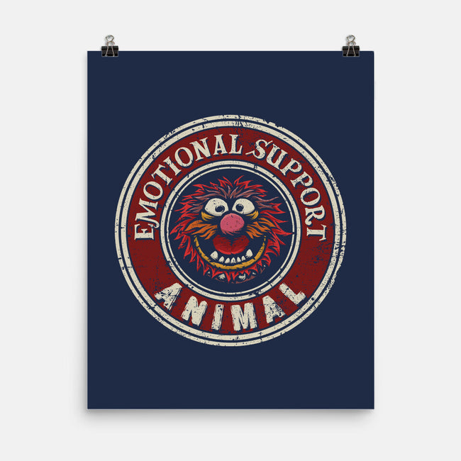Emotional Support Animal-none matte poster-kg07
