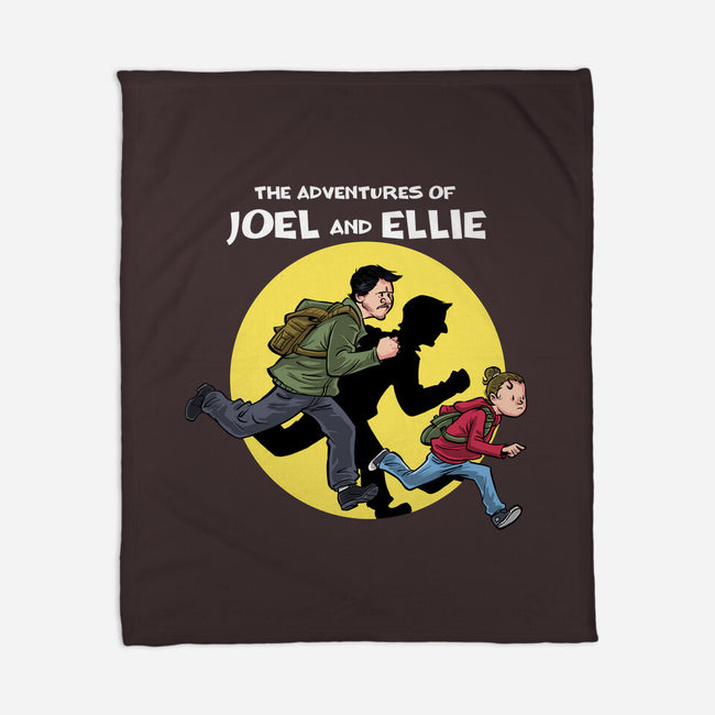 The Adventures Of Joel And Ellie-none fleece blanket-zascanauta