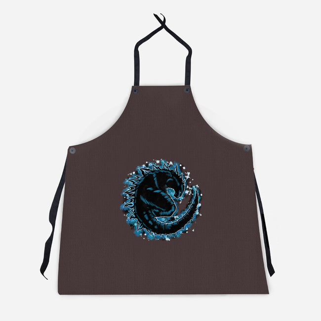 Kaiju Splash-unisex kitchen apron-nickzzarto