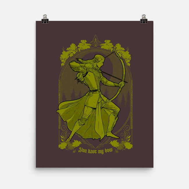 You Have My Bow-none matte poster-Hafaell