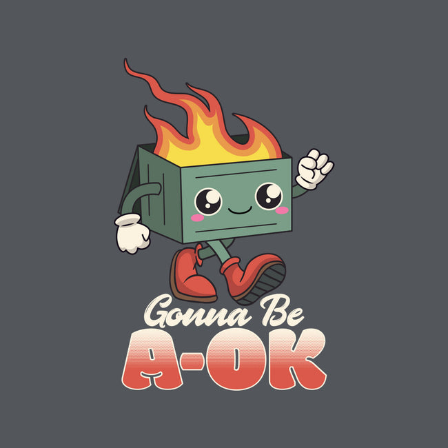 Gonna Be A-OK-none polyester shower curtain-RoboMega