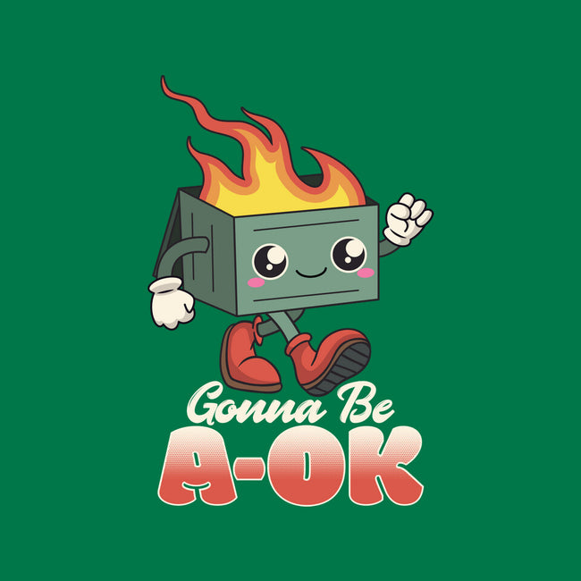 Gonna Be A-OK-none polyester shower curtain-RoboMega