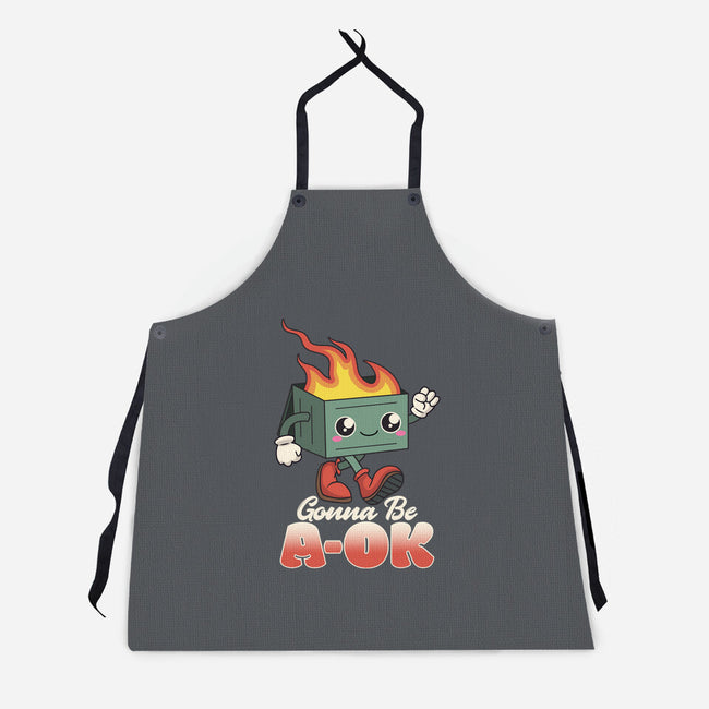 Gonna Be A-OK-unisex kitchen apron-RoboMega