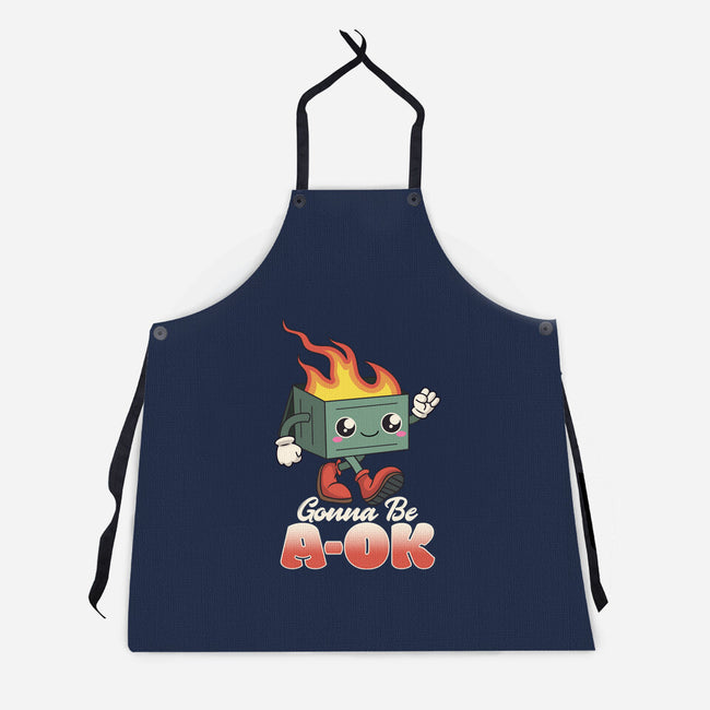 Gonna Be A-OK-unisex kitchen apron-RoboMega