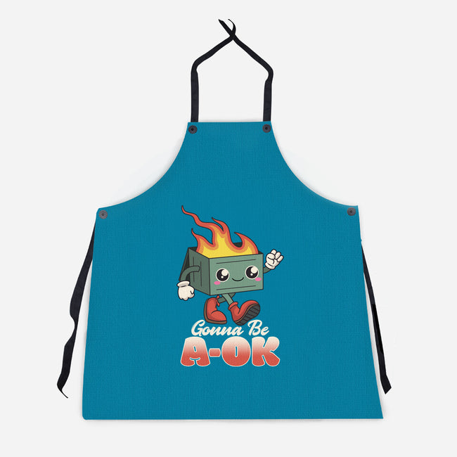Gonna Be A-OK-unisex kitchen apron-RoboMega