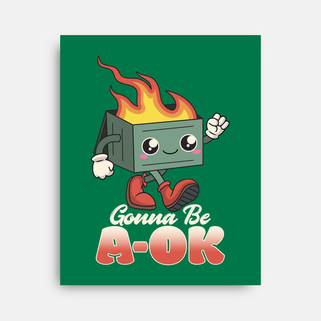 Gonna Be A-OK-none stretched canvas-RoboMega