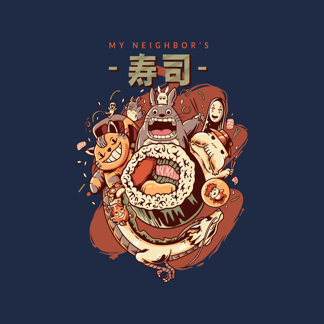 My Neighbor's Sushi Kawaii-none fleece blanket-daizzystudio