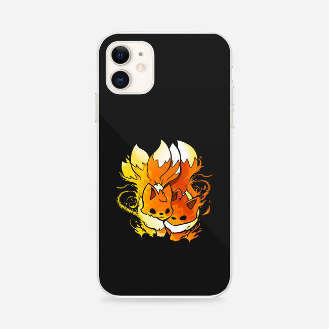 Fire Foxes-iphone snap phone case-Vallina84