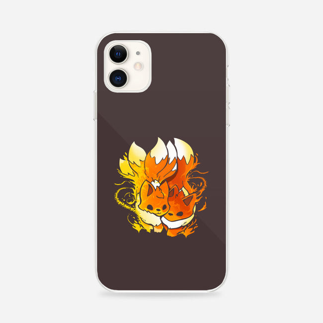 Fire Foxes-iphone snap phone case-Vallina84